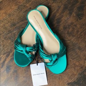 Emerald Green sandals